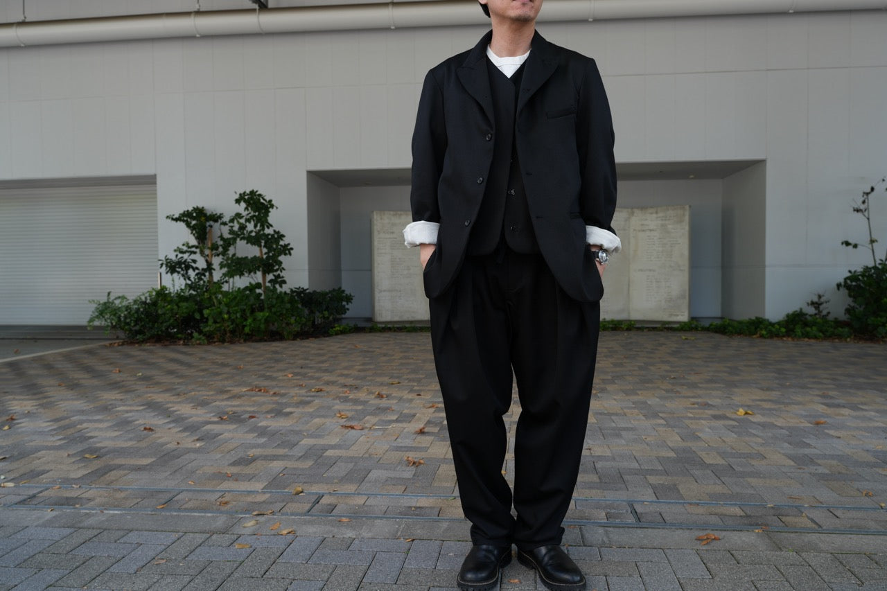 oshie vest・オシエ ベスト(ウールデニム)(予約受付商品9月以降発売)