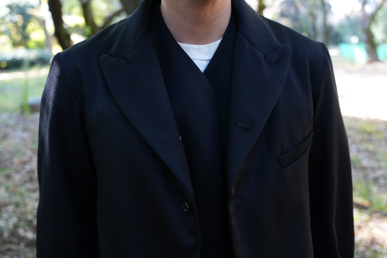 oshie vest・オシエ　ベスト(ウールデニム)（予約受付商品9月以降発売）