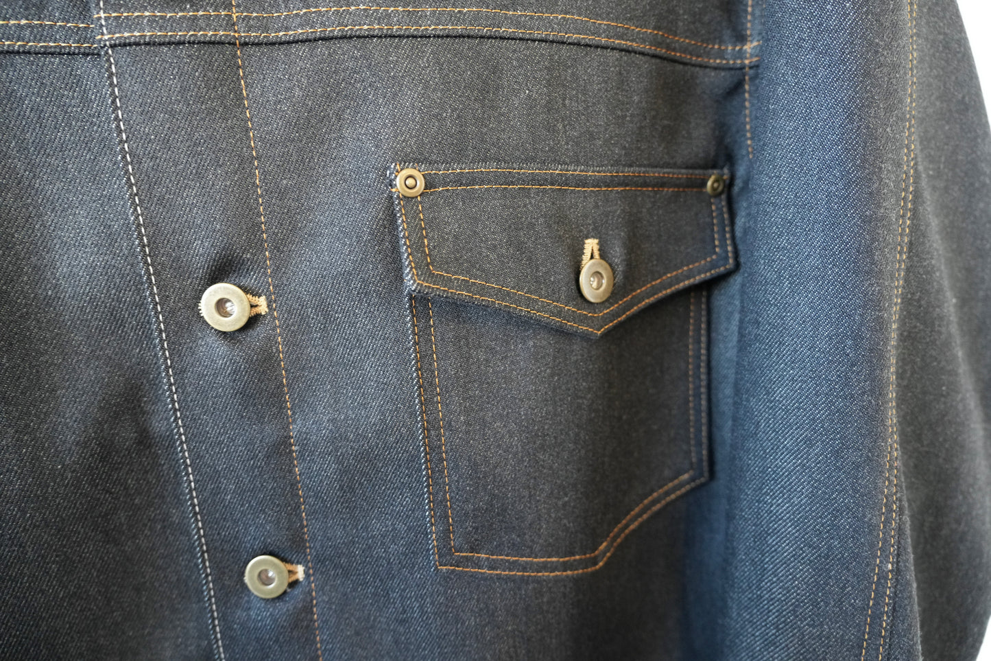 gene jacket ・ジーン　ジャケット(インディゴウールデニム)（予約受付商品6月以降発売）