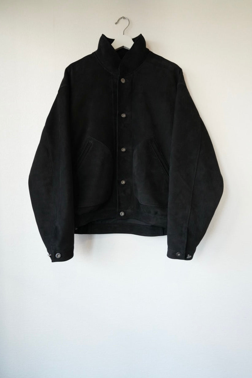 nrw jacket ・ナルウ　ジャケット(鹿表革､バフ掛け)（予約受付商品9月以降発売）