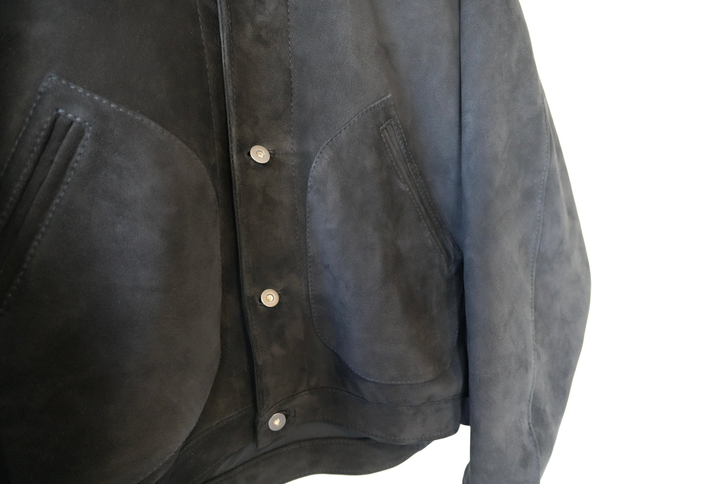 nrw jacket ・ナルウ　ジャケット(鹿表革､バフ掛け)（予約受付商品9月以降発売）