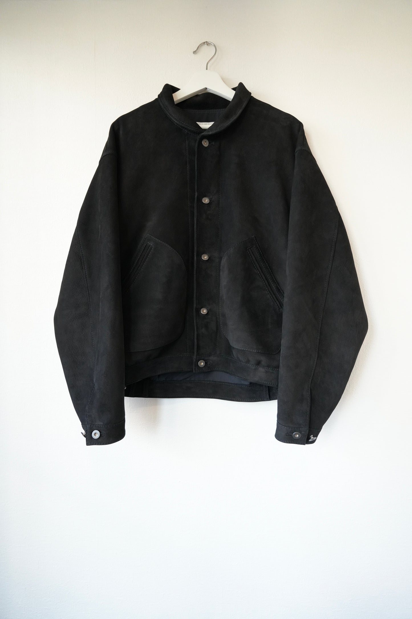 nrw jacket ・ナルウ　ジャケット(鹿表革､バフ掛け)（予約受付商品9月以降発売）