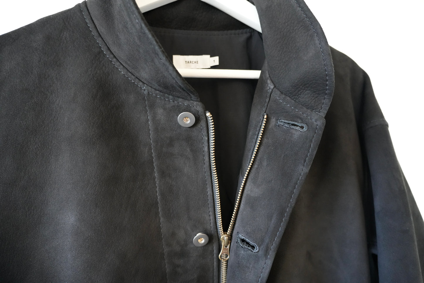 nrw jacket ・ナルウ　ジャケット(鹿表革､バフ掛け)（予約受付商品9月以降発売）