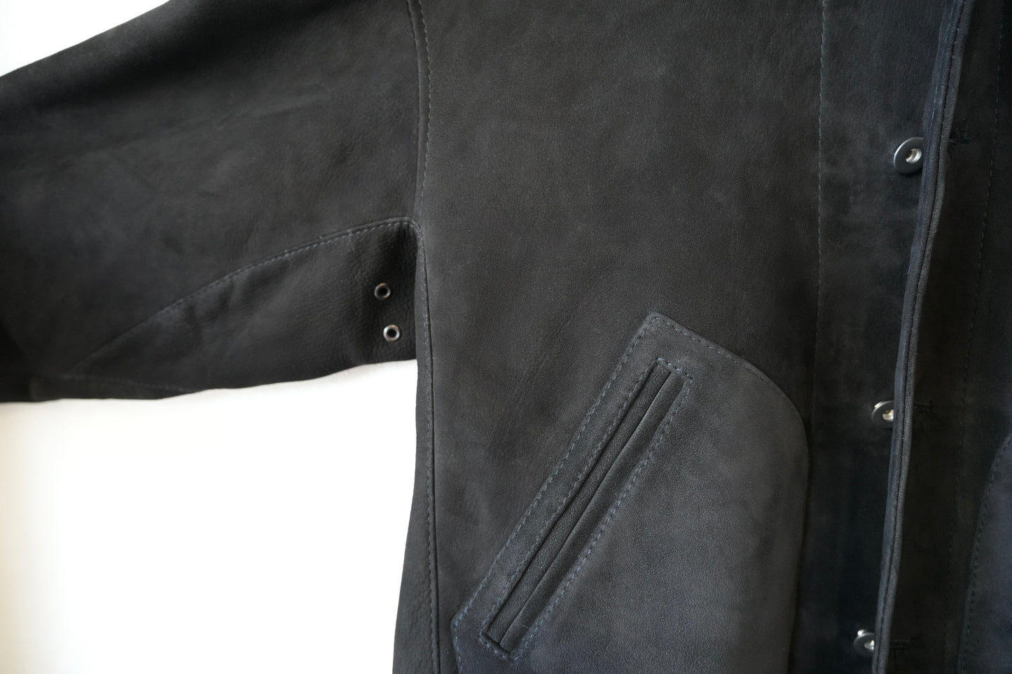 nrw jacket ・ナルウ　ジャケット(鹿表革､バフ掛け)（予約受付商品9月以降発売）