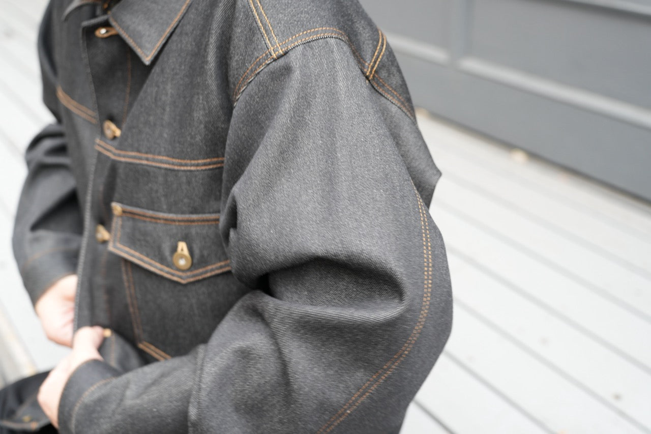 gene jacket ・ジーン　ジャケット(インディゴウールデニム)（予約受付商品6月以降発売）