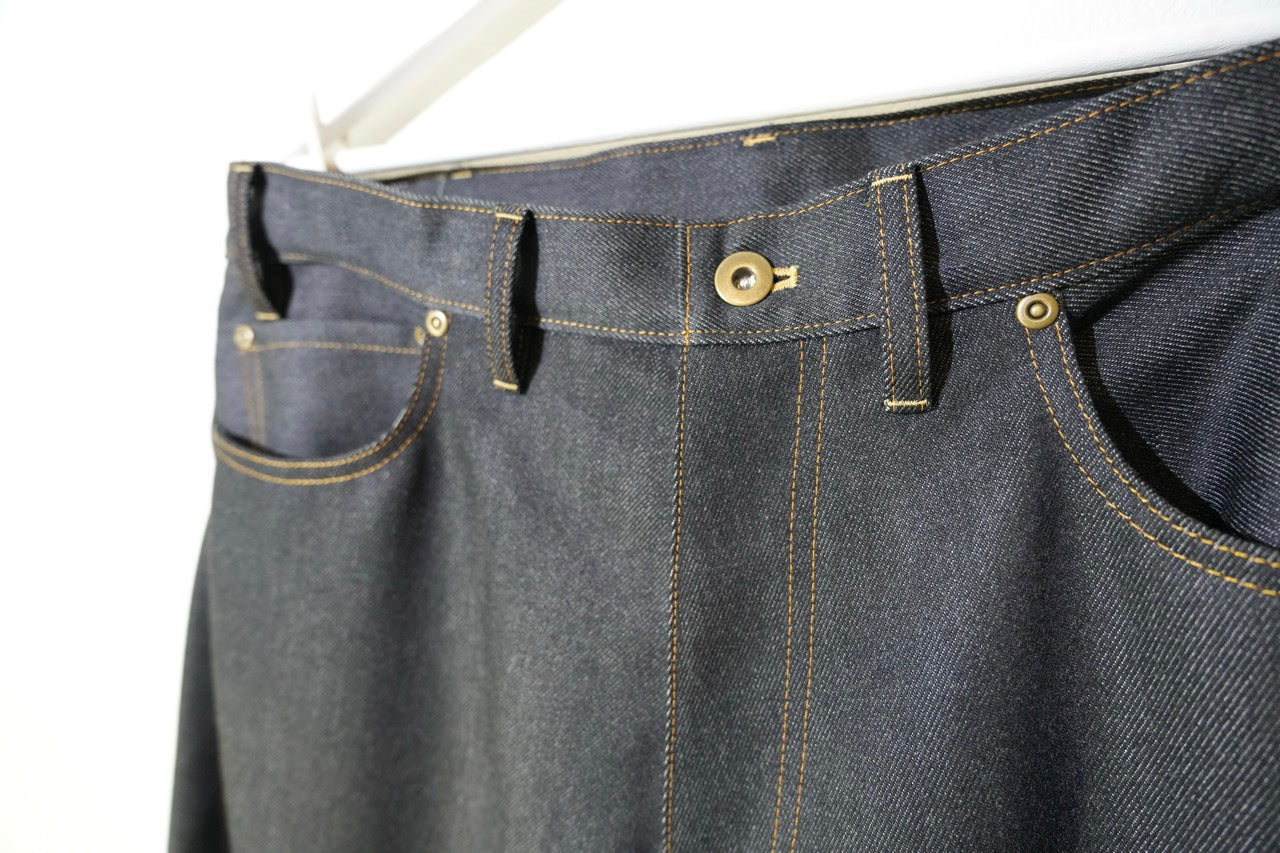 ao pants・アオ　パンツ(インディゴウールデニム)（予約受付商品6月以降発売）