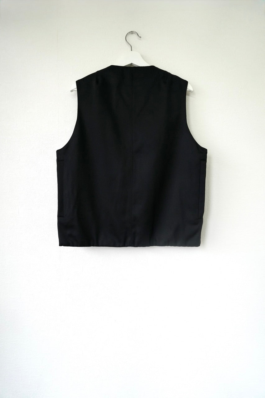 oshie vest・オシエ　ベスト(ウールデニム)（予約受付商品9月以降発売）