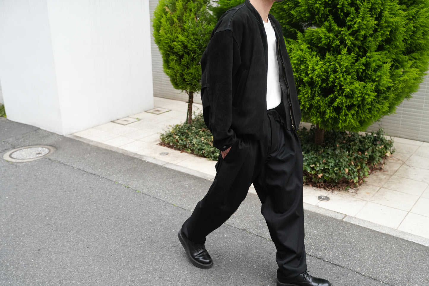 koto jacket・コト　ジャケット(鹿表革、バフ掛け)（予約受付商品9月以降発売）