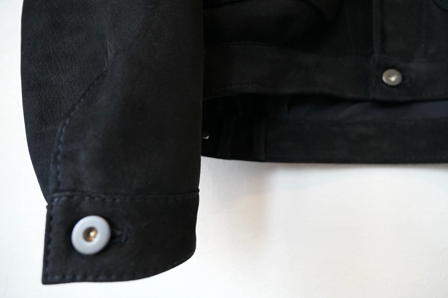nrw jacket ・ナルウ　ジャケット(鹿表革､バフ掛け)（予約受付商品9月以降発売）