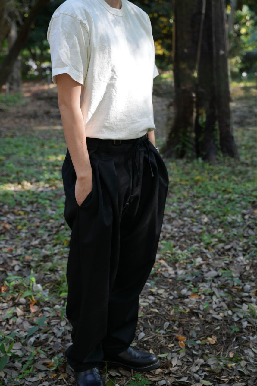 ico pants・イコ　パンツ(ウールキャバリーツイル)（予約受付商品9月以降発売）