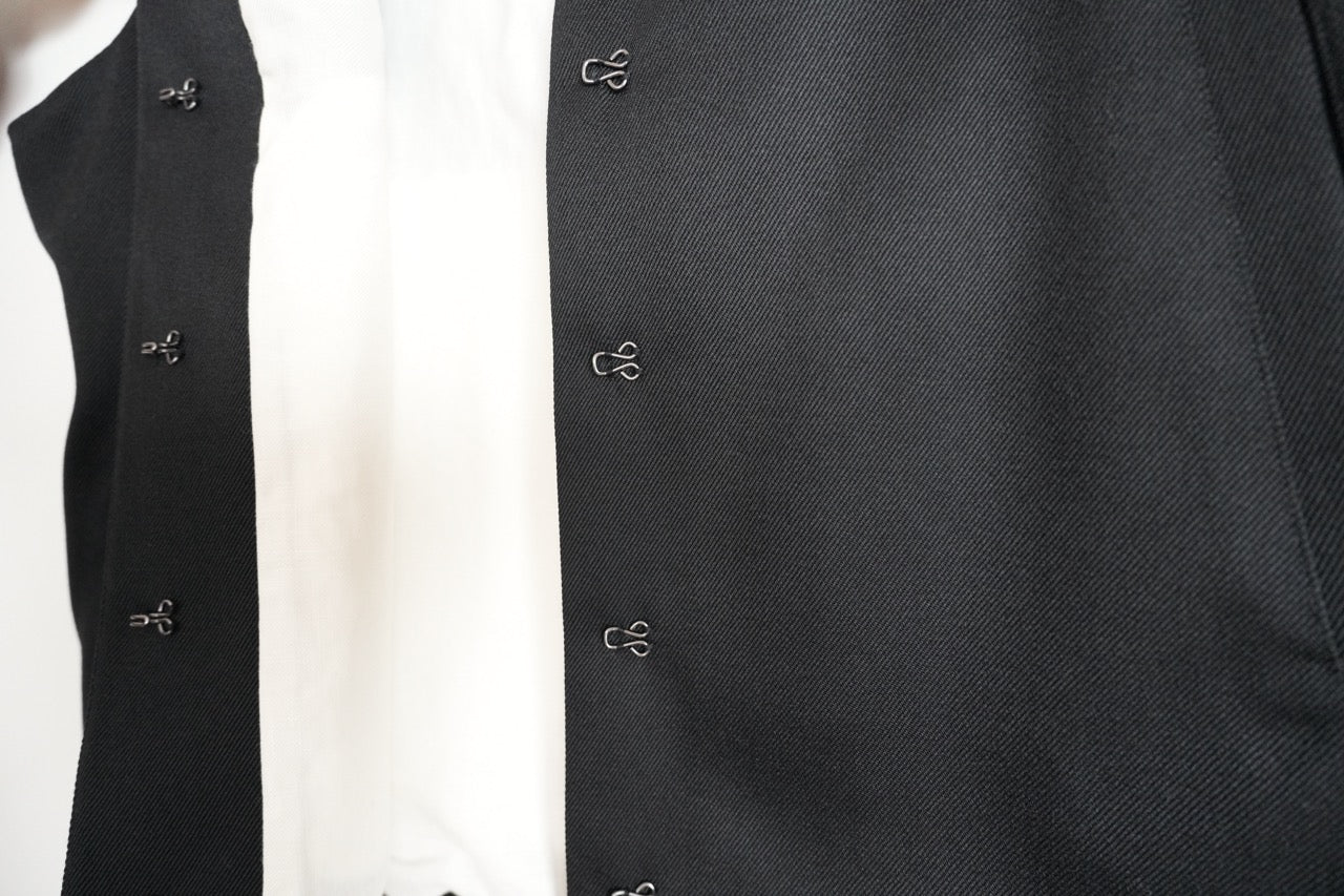 oshie vest・オシエ　ベスト(ウールデニム)（予約受付商品9月以降発売）